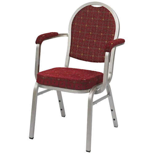 Stackchair Marseilles Alu with armrests
