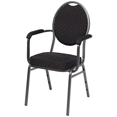 Stackchair Monza Plus with armrests