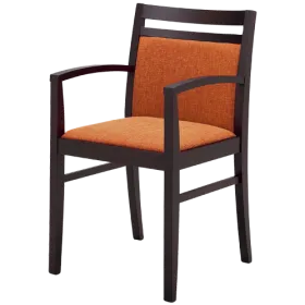 Restaurant chair Monica with armrests