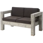 Timber lounge sofa image 2