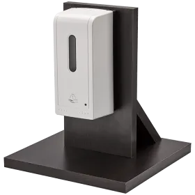 Automatic disinfectant dispenser wooden mounting