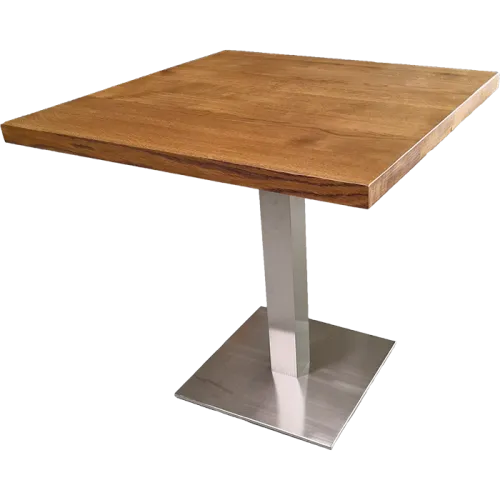 Remained stock table top solid oak smooth