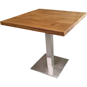 Remained stock table top solid oak smooth