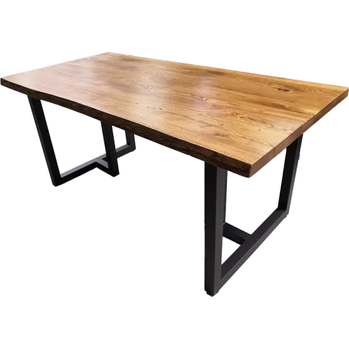 Remained stock oak wood table 160x80cm