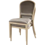 <p>Sedia da banchetto Worldwide Seating, sedia impilabile Allegra impilabile</p><p>Struttura: verniciata a polvere in alluminio o con decorazioni in legno a scelta</p><p>La struttura è temprata a 200°C e quindi molto robusta</p><p>Seduta/schienale: Tessuto di rivestimento o finta pelle a scelta</p><p>&nbsp image 3