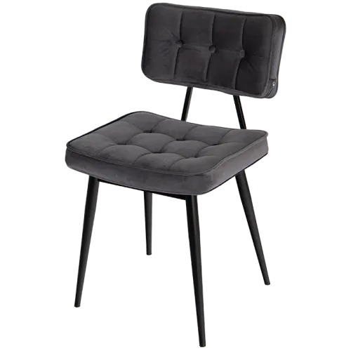 &lt;p&gt;Worldwide Seating Silla tapizada Bradford Button&lt;/p&gt;&lt;p&gt;Estructura: acero, recubierto de polvo en negro&lt;/p&gt;&lt;p&gt;Asiento/respaldo: piel sintética o tela de tapicería a elegir&lt;/p&gt;.