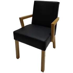 Remaining stock upholstered chair Dublin black