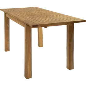 Teak table 160-210 x 90 cm