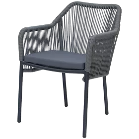 Terrace chair Minerva anthracite