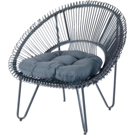 The lounge chair Levana Anthracite