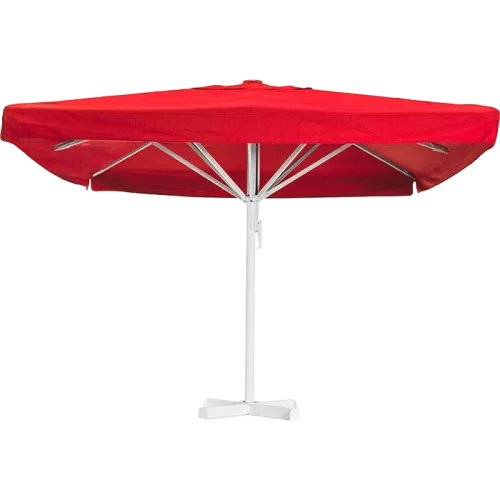 Special offer umbrella cover 4.5x4.5m bright red with valance